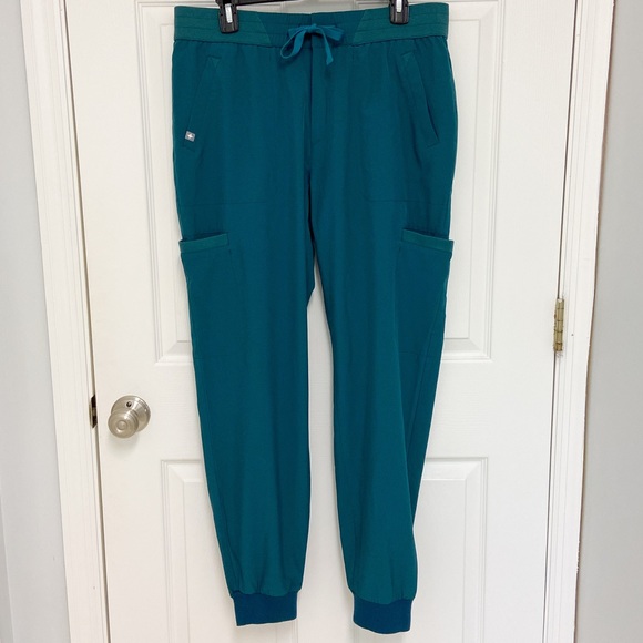 Mens Figs Scrub Pants Technical Collection Size Large Teal - Picture 1 of 8